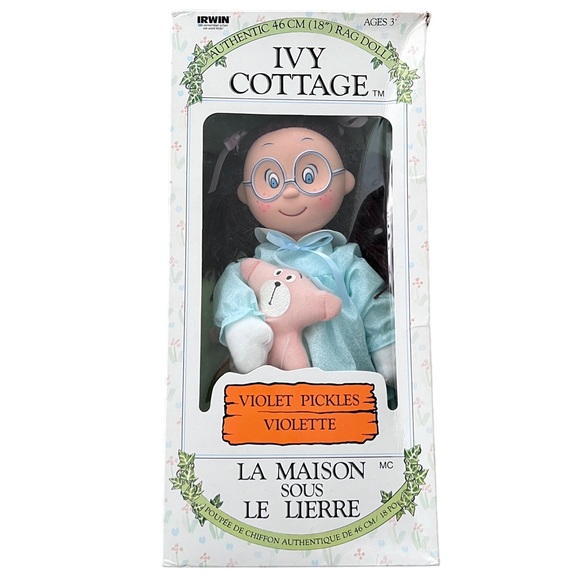 irwin toys Toys Ivy Cottage Violet Pickles Rag Doll Ej Taylor Miss